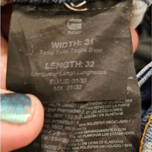 G-Star Raw, D-Staq 5-Pkt slim, W31 L32 buttonfly - Picture 5 of 7